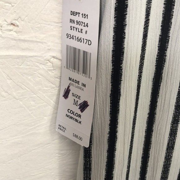 MSK women black/white dress size M, NWT - Picture 7 of 11